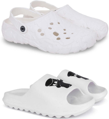Pampy Angel Men Slippers(White, White , 9)