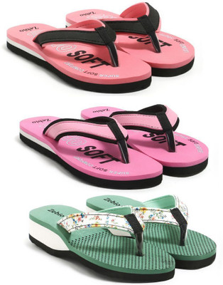 zebio Women Slippers(Multicolor , 5)