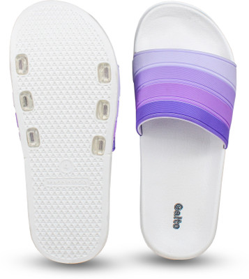 KOSY Women Slides(Purple , 8)