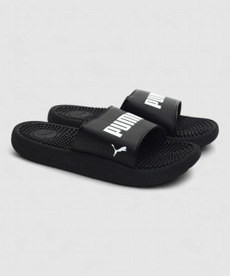 PUMA Men Softride Slide Massage Slides(Black , 8)