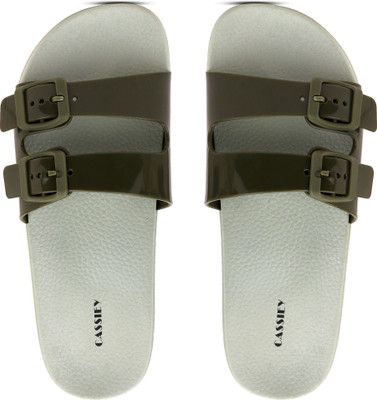 Cassiey Women Slippers(Khaki , 6)