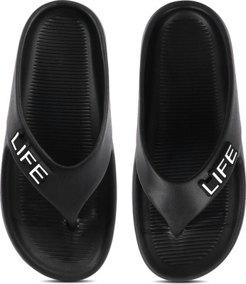 Cassiey Men Slippers(Black , 7)