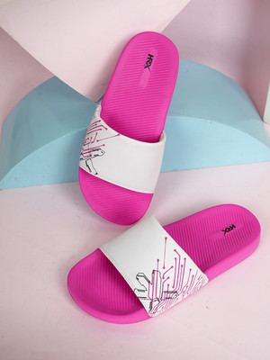 HRX by Hrithik Roshan Women Slippers(Pink , 4)