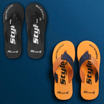PKKART Men Slippers(Multicolor , 7)