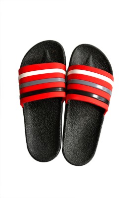 SIMATA Men Slides(Black , 7)