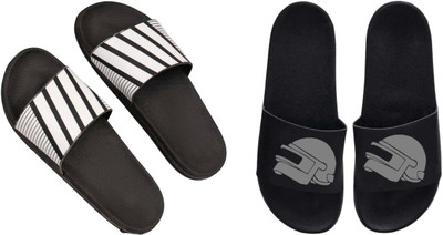 nvisan Men Slides(Grey, Grey , 7)