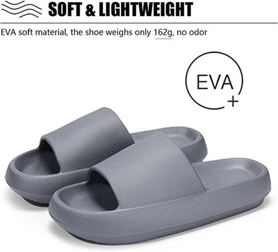 Kraasa Men Slides(Grey , 7)