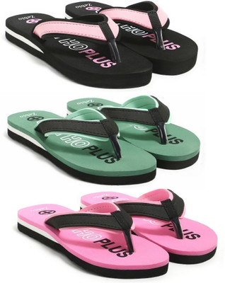 zebio Women Slippers(Multicolor , 4)