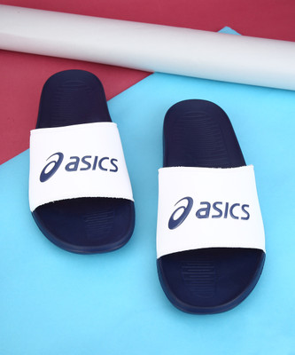 Asics Men Slides(White , 6)