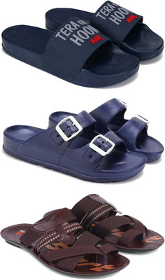 DRACKFOOT Men Slippers(Brown , 6)