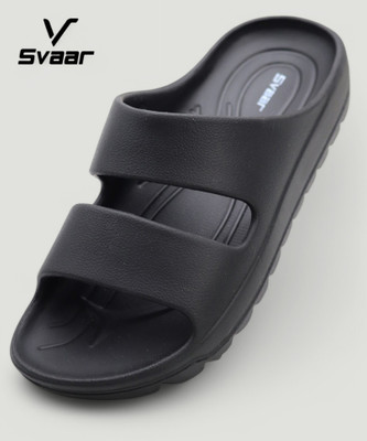 Svaar Men Slides(Black , 10)