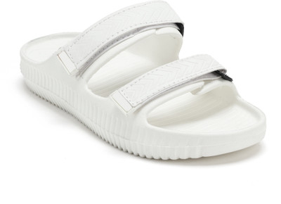 TAFFRAL Men Slides(White , 6)