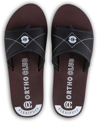ORTHO CLUB Men Slides(Maroon , 9)