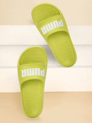 PUMA Men Divecat V2 Lite Res Slides(Green , 8)
