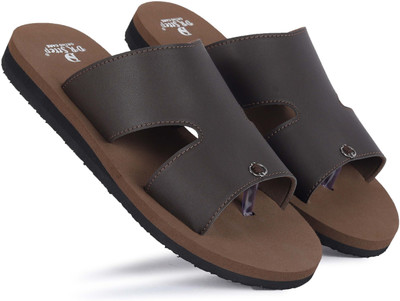 DR STTEP Men Slides(Brown , 9)