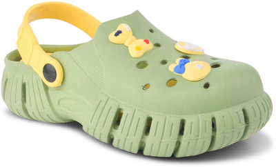 Dressberry Women Clogs(Green , 6)
