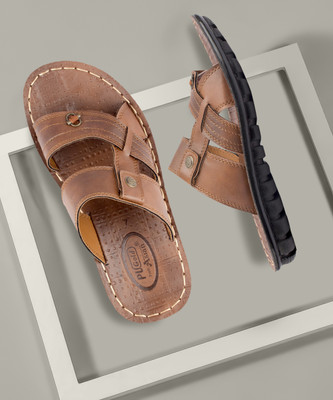 asian Men Slippers(Tan , 9)