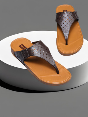 Skyultra Women Flip Flops(Tan , 8)