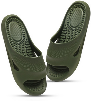 DOCTOR HEALTH Men Extra soft|Soft|Orthopedic|Comfortable|Ultra Soft|Men Slippers Flip Flop Flip Flops(Green , 7)