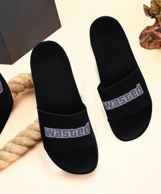 Tzen Men Flip Flops(Grey , 8)