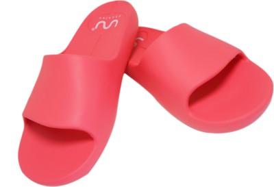 Doubleu Women Women Milano Slide PINK HIGHLIGHT Slider Slides(Pink , 8)