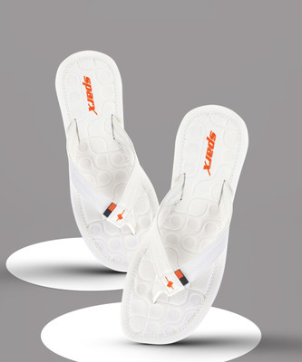 Sparx Men Flip Flops(White , 12)