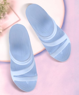 Knight ace Women Slides(Blue , 6)