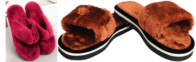 rexizone Women Flip Flops(Brown, Maroon , 7)