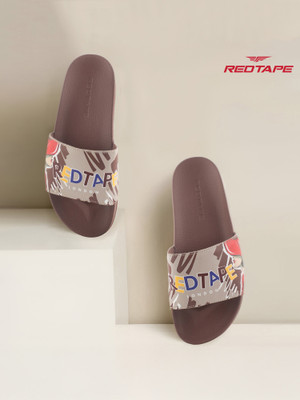 RED TAPE Women Slides(Beige , 6)