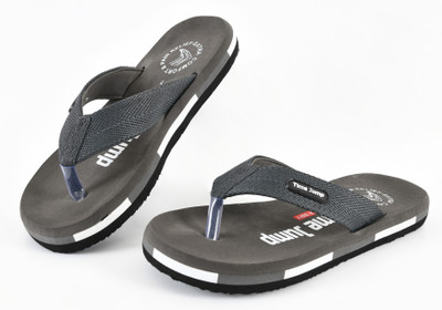 Time Jump Men Flip Flops(Grey , 8)