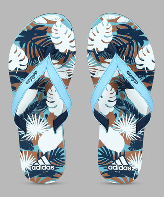 ADIDAS Women Flip Flops(Blue , 5)