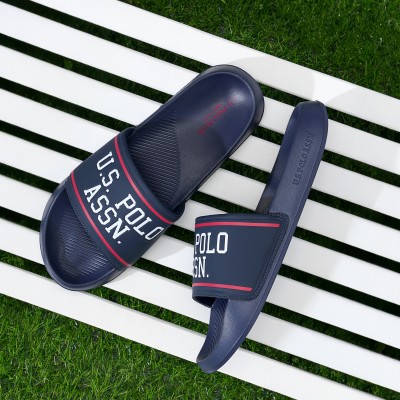 U.S. POLO ASSN. Men Slides(Navy , 9)