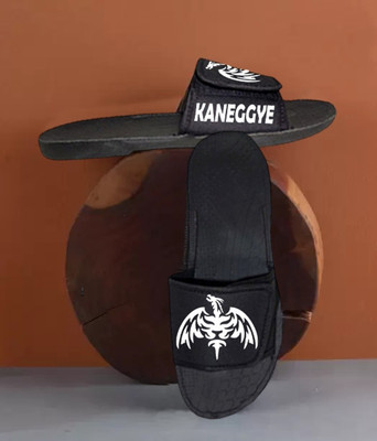 KANEGGYE Men Slides(White , 9)