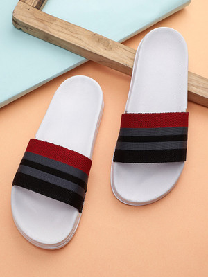 Pampy Angel Men Slides(White , 7)