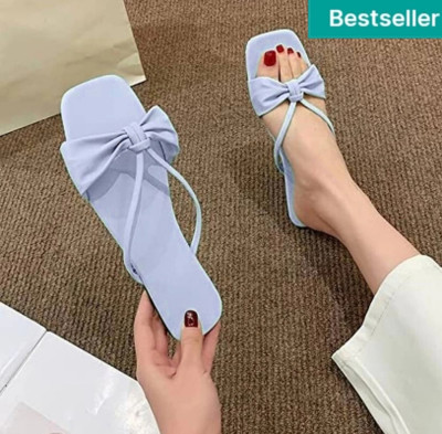 GeruCrafts |Premium|Comfort|Trendy|Lightweight|Stylish|Flats|Chapal|Slippers Women Slides  (Purple 4) For Rs. 59 @ 94 %