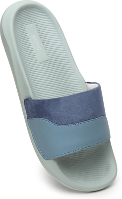 yoho Men Slides(Blue , 6)