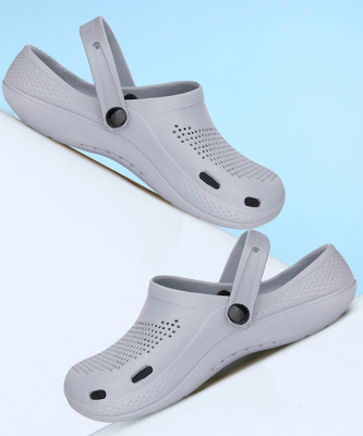 BERSACHE Men Slides(Grey , 8)