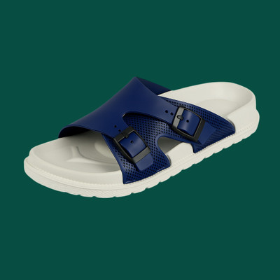 ABJ Fashion Men Slippers(Blue , 9)