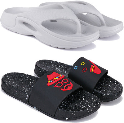 BERSACHE Men Slides(Multicolor , 9)