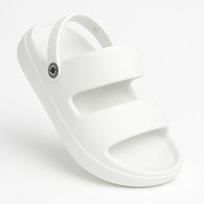 FOAMTEK Women Slides(White , 8)