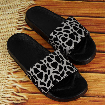 SLIPRA Women Slides(Black , 8)