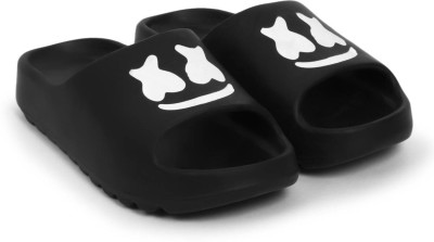 Zipolee Men Slides(Black , 9)