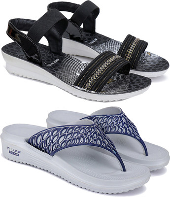 Earton Women Slides(Multicolor , 5)