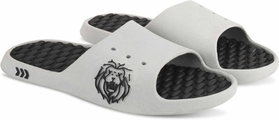 Kicksy Men Slippers(Grey , 8)