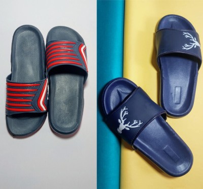 Elitekick Men Slides(Red , 10)