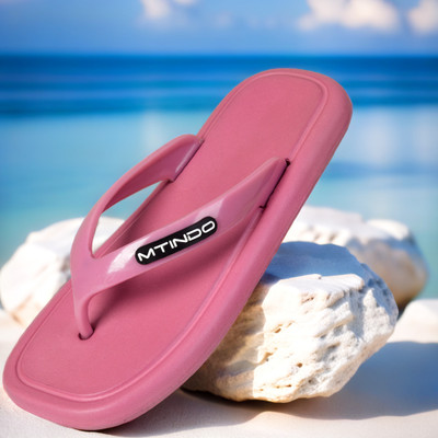 MTINDO Women Slippers(Pink , 6)