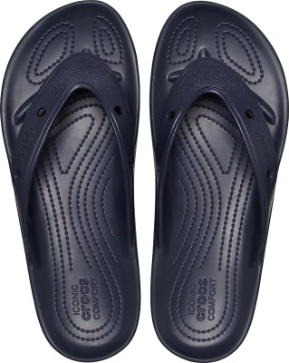 CROCS Men Flip Flops(Navy , 7)