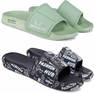 BERSACHE Men Slides(Multicolor , 10)