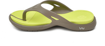 Doubleu Men Flip Flops(Khaki , 10)