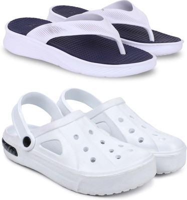 Pampy Angel Men Slippers(Blue, White , 7)